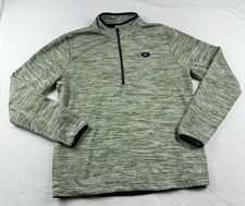 Mossy Oak 1/4 Zip Pullover Men  s Size M Heather Green