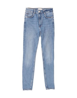 ZARA Damen Skinny Jeans EU 36 XS W26 L26 Blau CE10