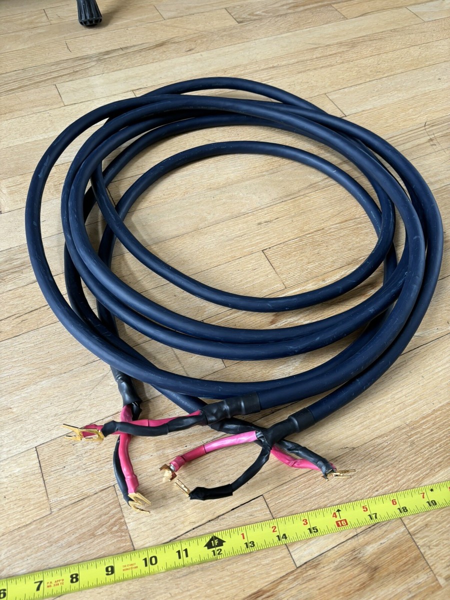 Audioquest Midnight Hyperlitz speaker cable 12 foot pair with