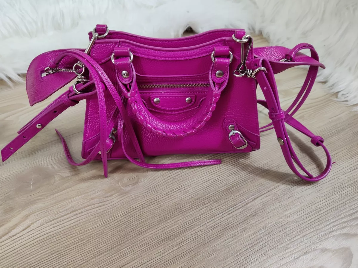 TWENTY FOUR SEVEN LEATHER TOTE FUCHSIA – Will Leather Goods