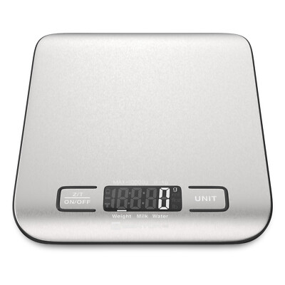Küchenwaage 5KG/1g Digital Edelstahl LCD Electronic Grammwaage Haushaltswaage
