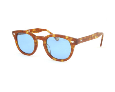 Sonnenbrille X-LAB 8004 Muscot Style Polarisiert Havanna Hellblau