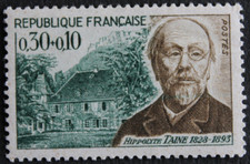 Timbre - FRANCE - Hippolyte TAINE - 1966 - Neuf ** - YT1475
