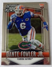DANTE FOWLER JR, 2015 PRIZM COLLEGIATE DRAFT PICKS ROOKIE CARD #112, GATORS. rookie card picture
