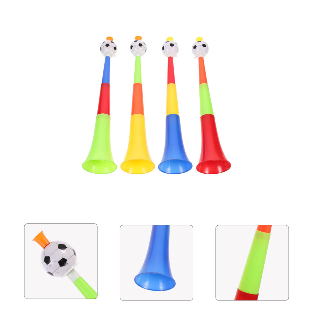 4 Pcs Plastic Telescopic Football Horn Child Fan Cheer Bugle Horns eBay