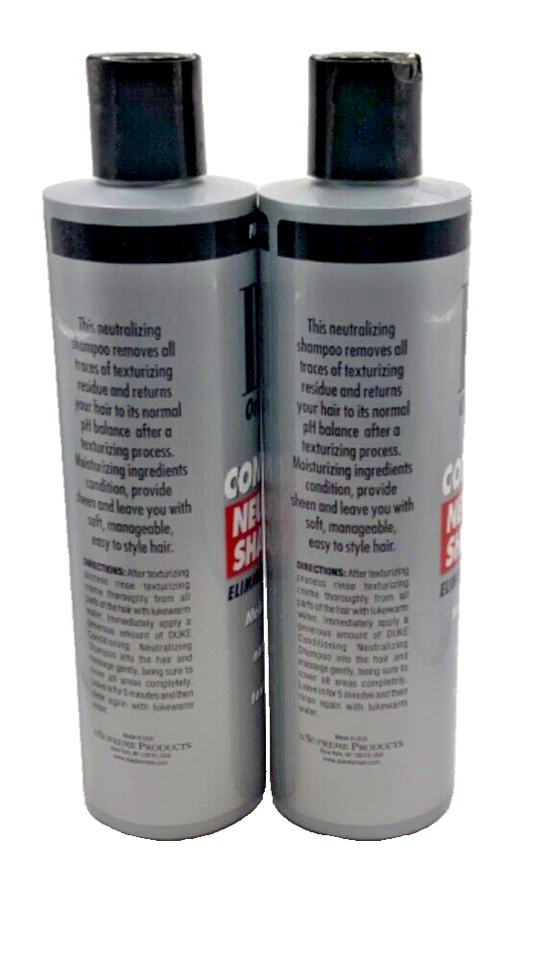 (2) Champú acondicionador neutralizante Duke Original Formula para hombres 10 oz Foto 2 de 2