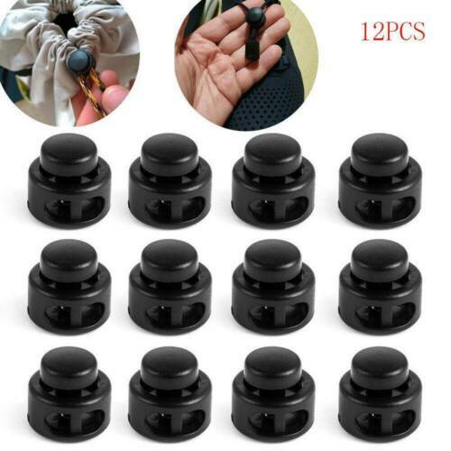 Uxcell 10-Pack 1/4" (7mm) Silicone Hole Plugs – Snap-In Waterproof Tube Plugs For 5mm Holes, Black