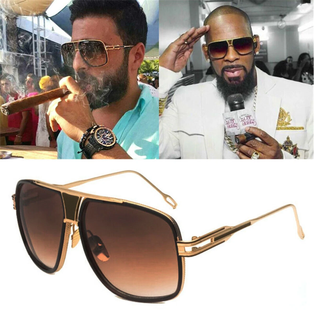 Best square hotsell aviator sunglasses