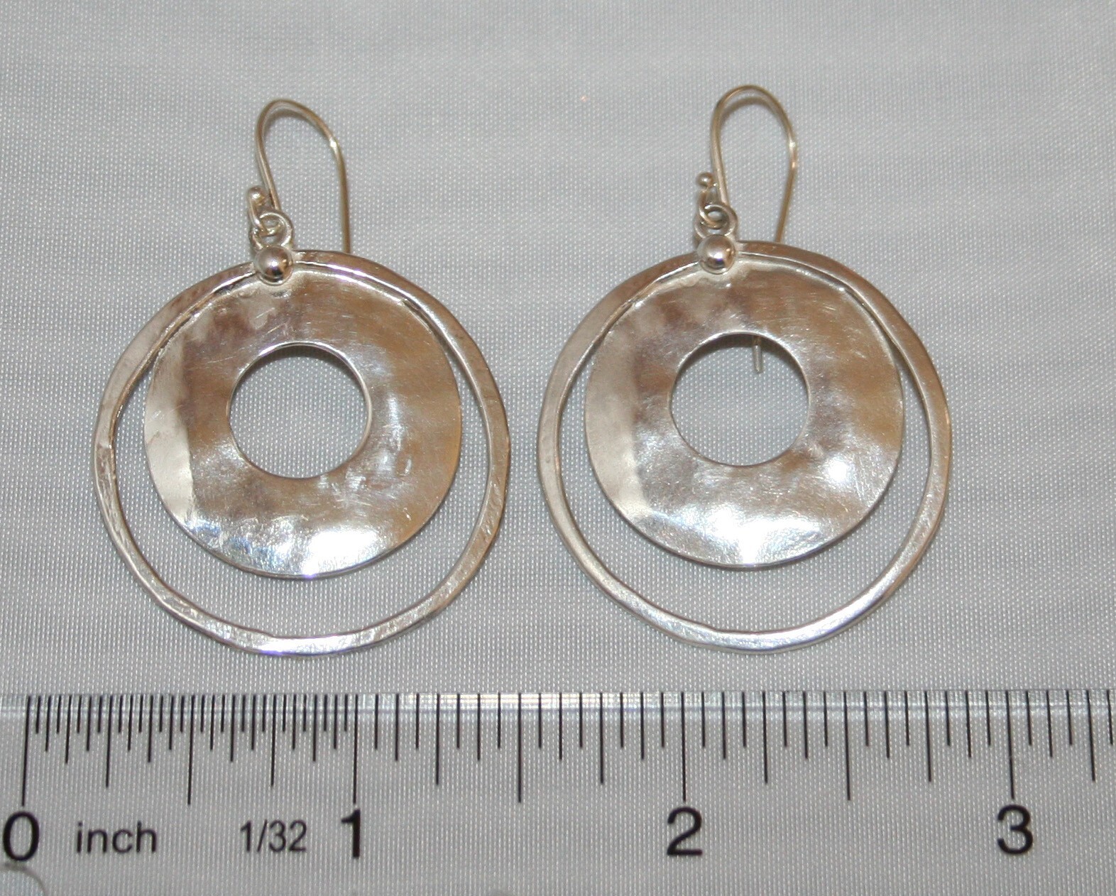 Silpada Double Ring Circle "Perspectiva" Sterling… - image 1