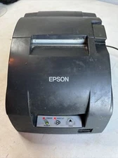 Epson M188B TM-U220B Ethernet POS Receipt Printer Works! No Power Cord.
