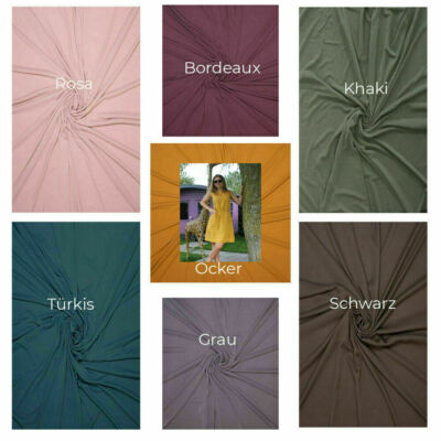 Tencel-Lyocell Stoff-Nachhaltige Ökostoffe-50 cm Schritte-Meterware