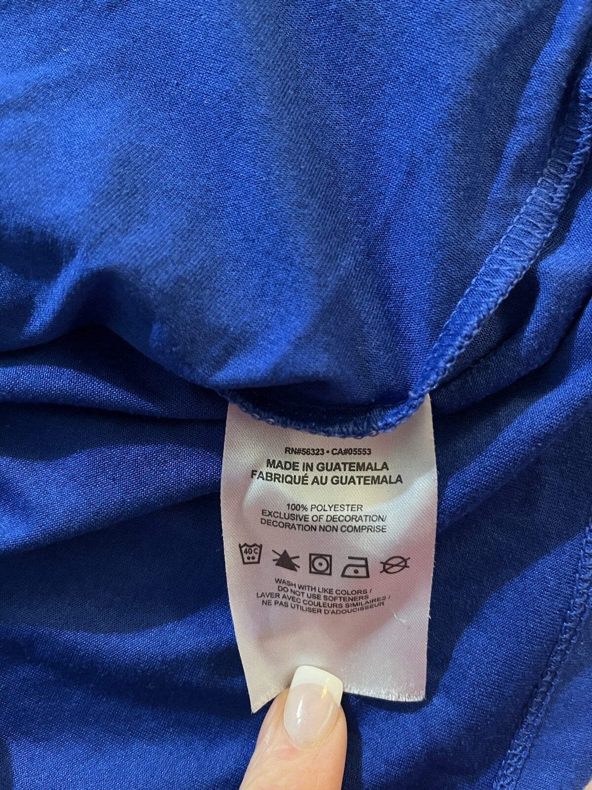 Nike Basic Comfort Active  Everyday Blue Logo Tee… - image 5