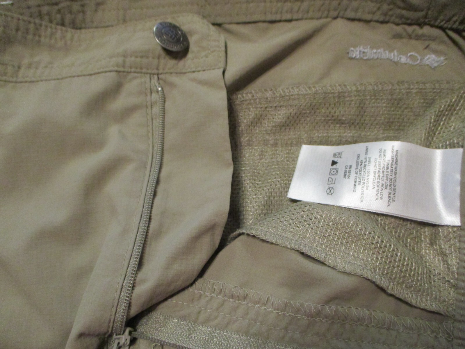 Pantalon Convertible Columbia Cargo Marron - Femme Taille 6 - Omni-Shade