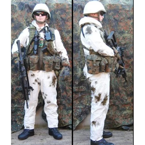 Reversible Winter Camouflage Suit – Schneetarn & White – Military Snow Ghillie - Picture 2 of 7