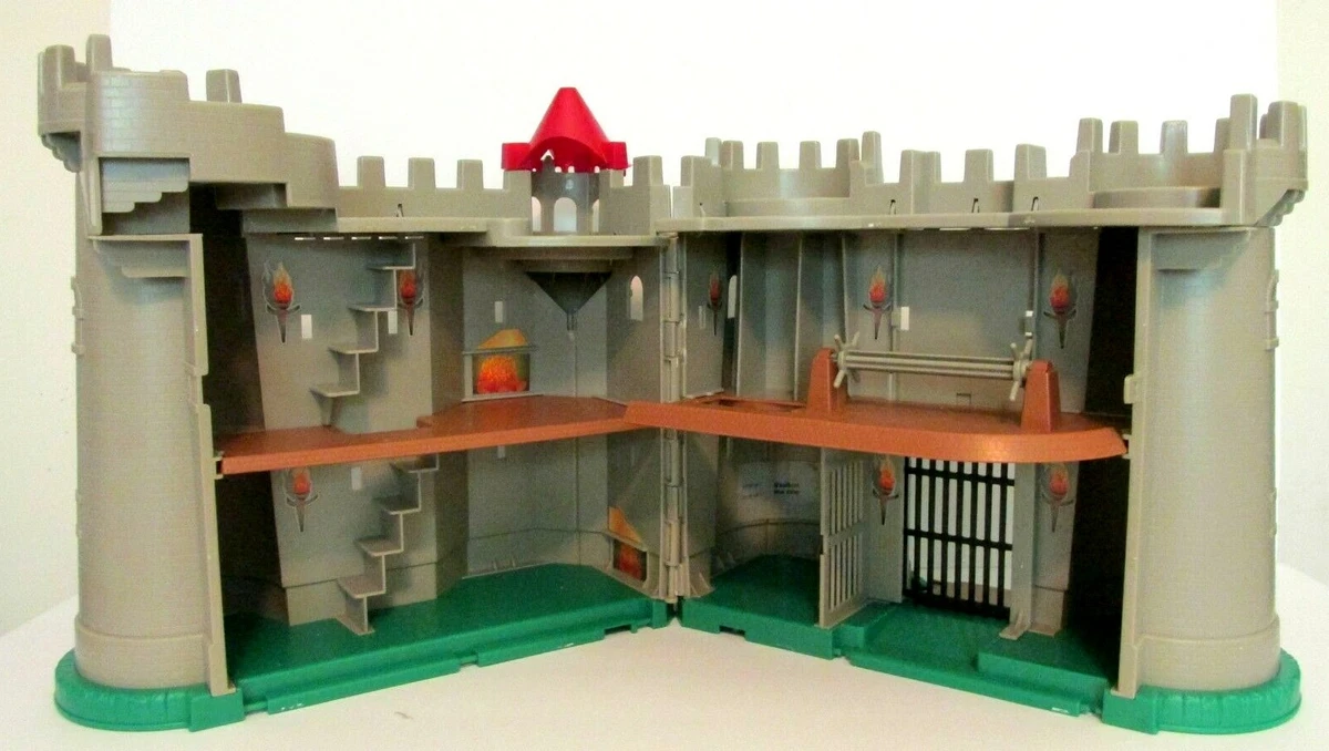 Rare Medieval Knights Kings Grey Castle Plastic Toy Playset Simba