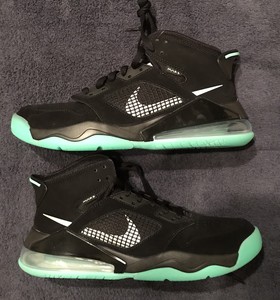 nike air jordan mars 270 black green glow