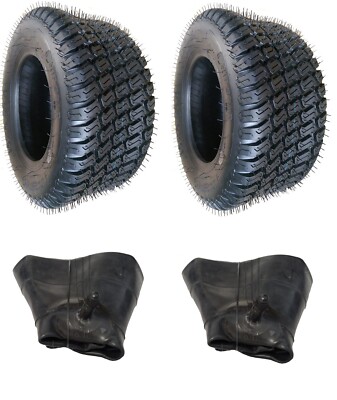 2x Schlauch + 2x 18x8.50-8 WAVE 18x8.5-8 Reifen für Rasentraktor Aufsitzmäher