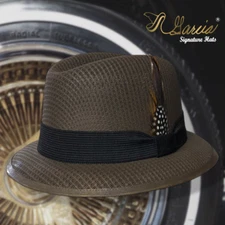 Classic Coco Brown W/ Black Lowrider Derby Style Garcia Signature Hat Original