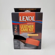 LEXOL Automotive Car 2 Step Leather Care Kit New