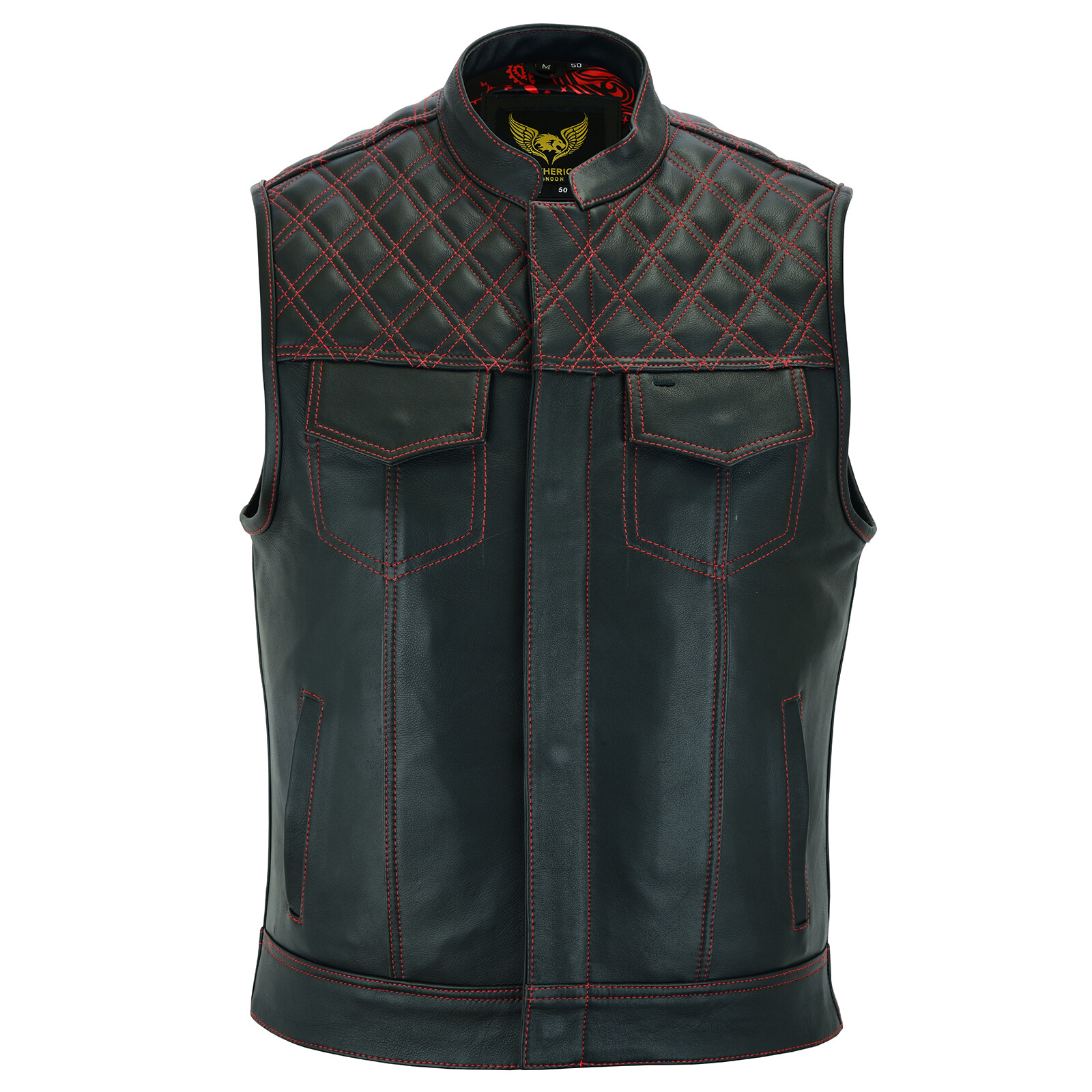 Gilet In Pelle Stile Biker Gilet In Pelle Sons Of Anarchy Jax Teller - Stile Motociclistico Uomo Gilet Pelle Uomo - Foto 2