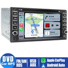6.2 Car Stereo Radio Cd Dvd Bluetooth 2Din In-Dash Audio Player Wireless CarPlay