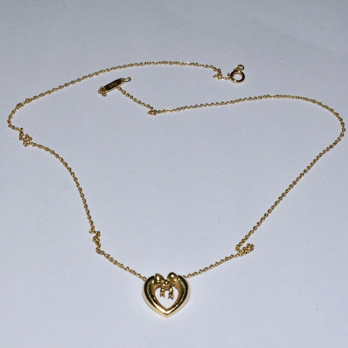 Tiffany and 2024 co gold pendant