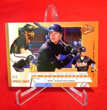 Gregg Zaun Rookie 1994 Baseball Card Fleer Ultra #312 Mint
