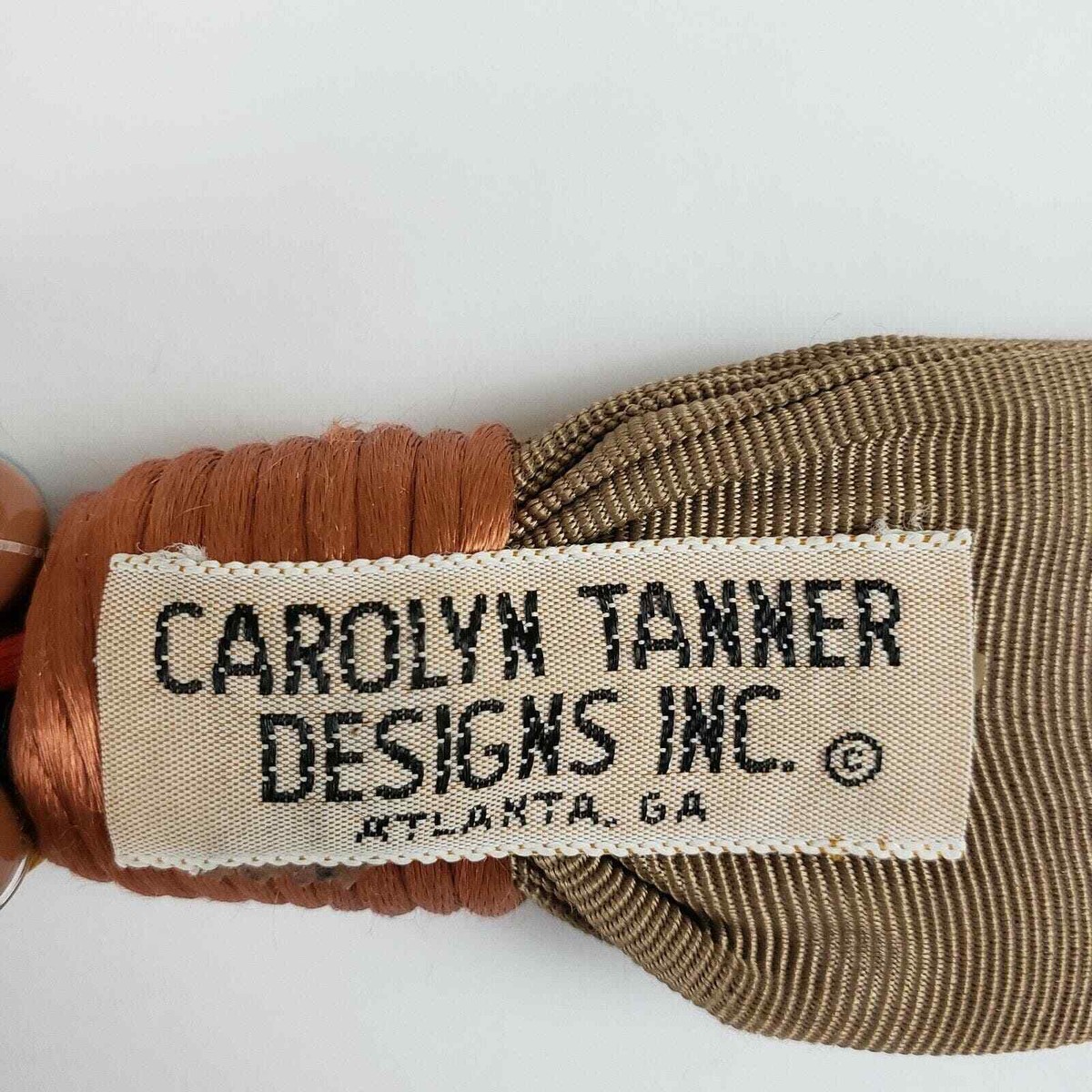 Designer Carolyn Tanner Vintage Beaded Cord Hippie Boho Festival Adjustable Belt Carolyn Tanner Designs Braided/beaded Adjustable Retro/boho  main image 4