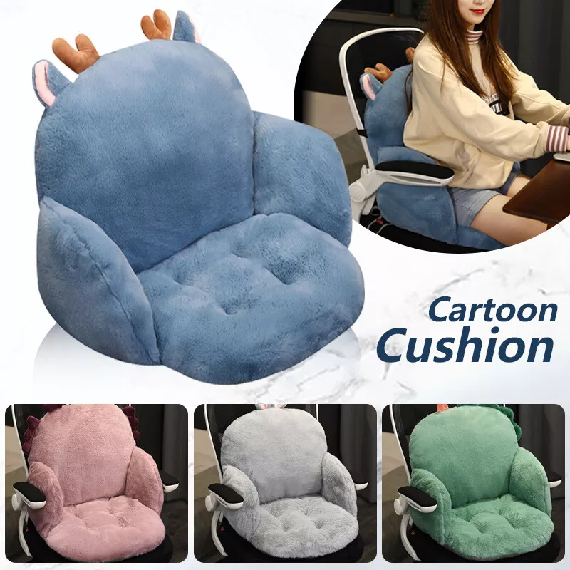 Cute Animals Plush Chair Cushion Child Seat Cushion Sofa Back Pillow Soft Mat
