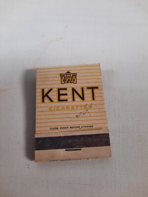 Vtg Kent cigarettes matchbook not full 