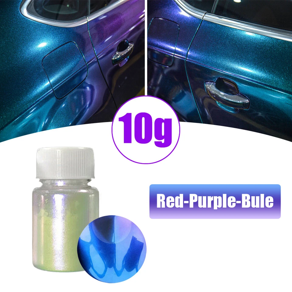 Chameleon Color Changing Pearl Powder For Bicycle Vehicle Car Paint Pigment 10g — 第 4/4 张图片