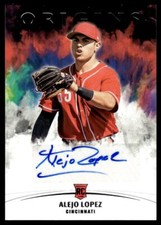 2022 Panini Chronicles Origins Signatures Alejo Lopez Rookie Auto Cincinnati