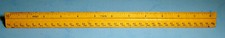 Vintage 12" Post T3010 Triangular Engineer Ruler