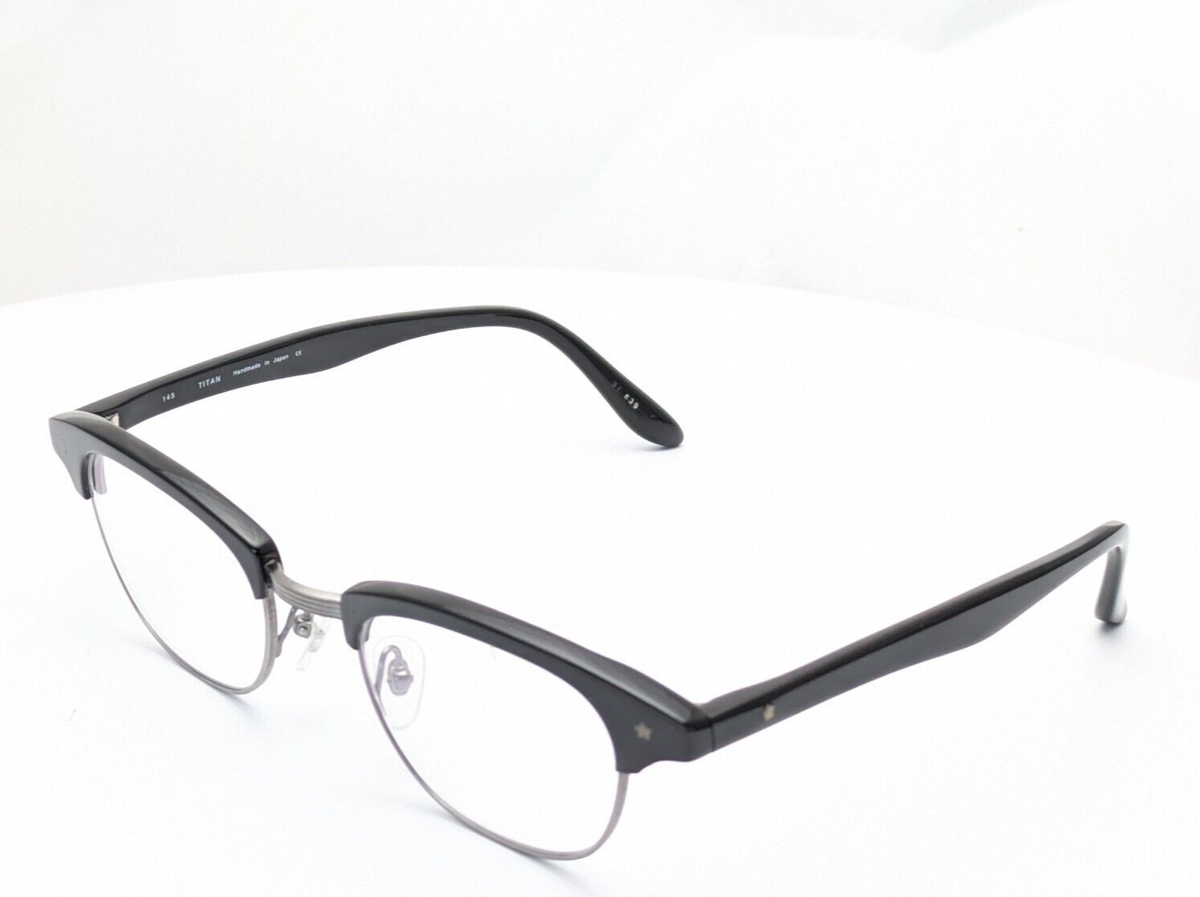 Masunaga GMS-32 #39 Oval Black Unisex Eyeglasses 48mm | eBay