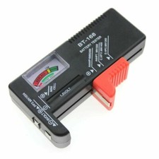BATTERY TESTER TEST BATTERY CHARGE BATTERY 1.5-9V AA AAA BUTTON MINI STILO BT168