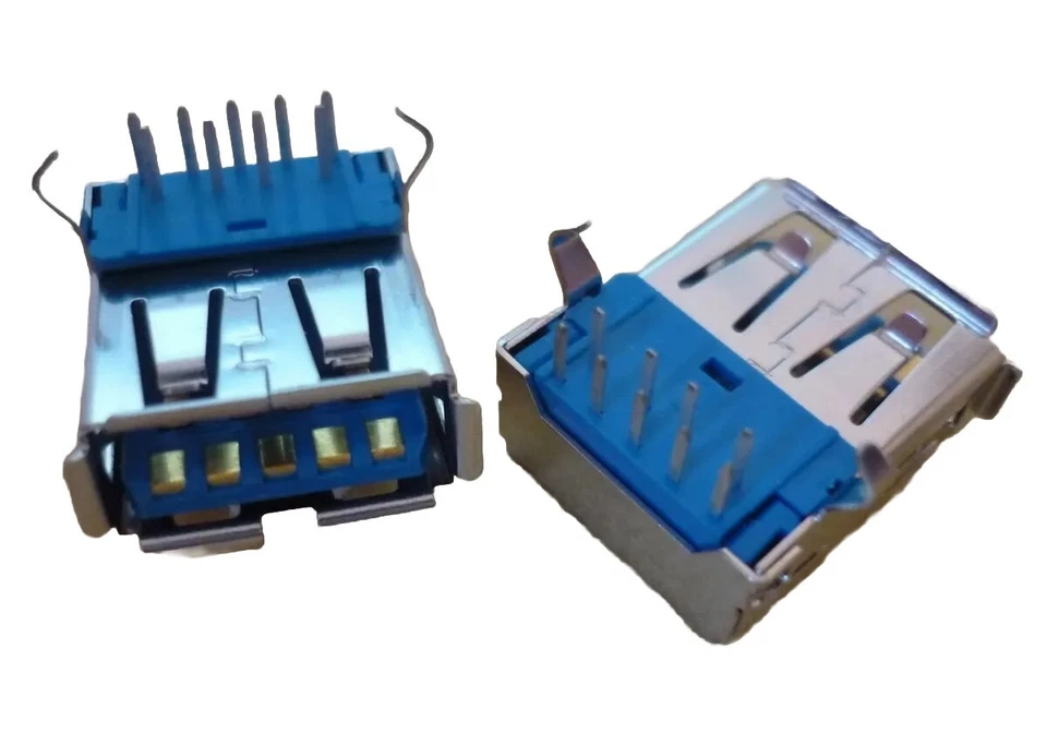 USB 3.0 Einbaubuchse Typa 90grad Print Mounting Connector Power Socket Soldering - Image 2 of 4