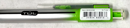Lot of 10 TUL Retractable Gel Pens Med Point 0.7mm, Light Green Ink/GrayBarrel - Picture 4 of 4
