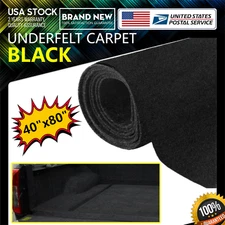 2㎡ 2MM Black Non-Woven Fabric for Carpet Home,RV Boat Truck & Car Trunk Liner