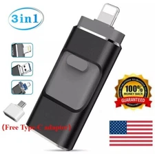 1TB-2TB USB 3.0 Flash Drive Memory Stick Thumb External Storage For iphone ipad