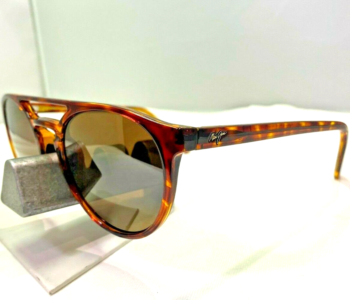MAUI JIM AH DANG! MJ 781-10 TORTOISE HCL BRONZE POLARIZED  display picture 3