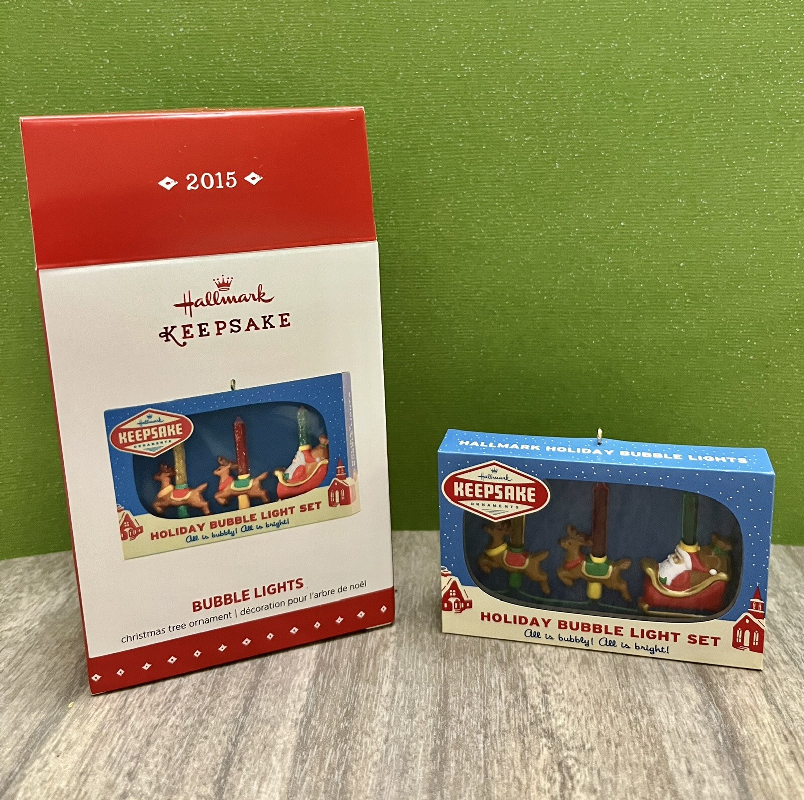 Hallmark 2015 Holiday BUBBLE LIGHTS Light Set Nifty Fifties Ornament NIB eBay