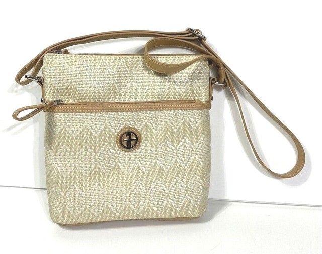 Giani Bernini Brown Genuine Leather Crossbody Flap Satchel Handbag Rn119036 For Sale Online Ebay