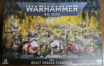 Games Workshop Warhammer 40K Orks Beast Snagga Stampede Complete New In box