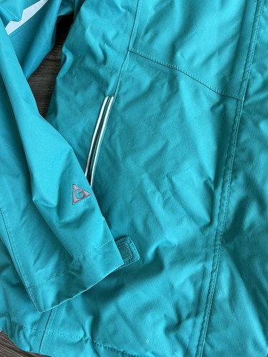 Gerry Women Teal Size LARGE Ski Jacket Insulated Water Proof Full Zip - Picture 2 of 10