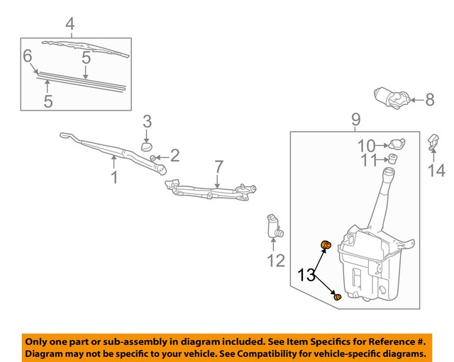 Pontiac GM OEM 0307 Vibe Wiper WasherWindshieldWasher Pump Grommet 88972403 eBay