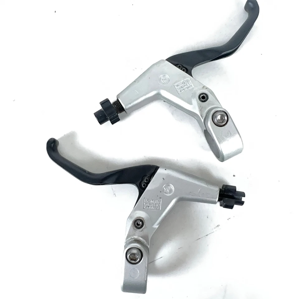 Shimano Vintage Deore XT BL-M739 Conjunto de Alavanca de Freio V Esquerda/Direita Prata/Preto - Imagem 3 de 4