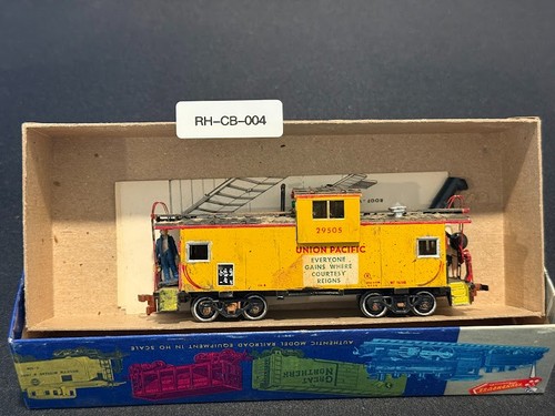 Roundhouse MDC HO Union Pacific Caboose Up #29505 eslogan de cortesía | Zustand: Used
