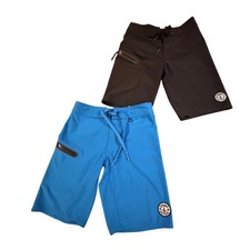 Laguna Surf Sport Boys Board Shorts Bundle Size 24 Blue Black Swim Trunks