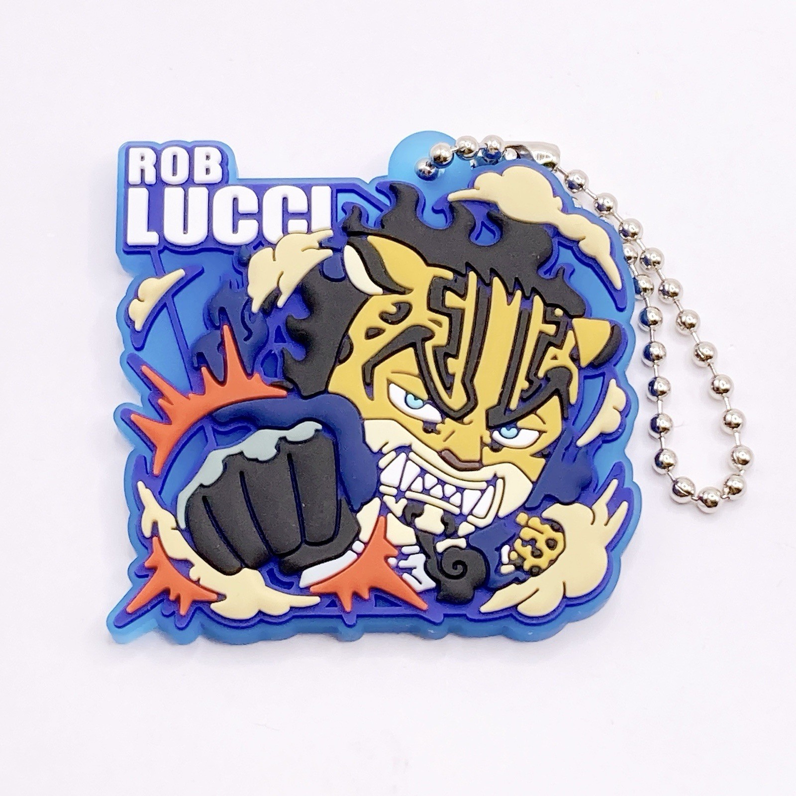 Rob Lucci One Piece Goma Mascota 3 Llavero Charm Figura Bandai Japón Envío Gr...