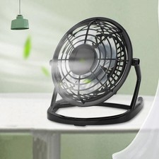 USB Powered Quiet Personal Cooler 4inch Portable Table Fan USB Desk Fan Mini  